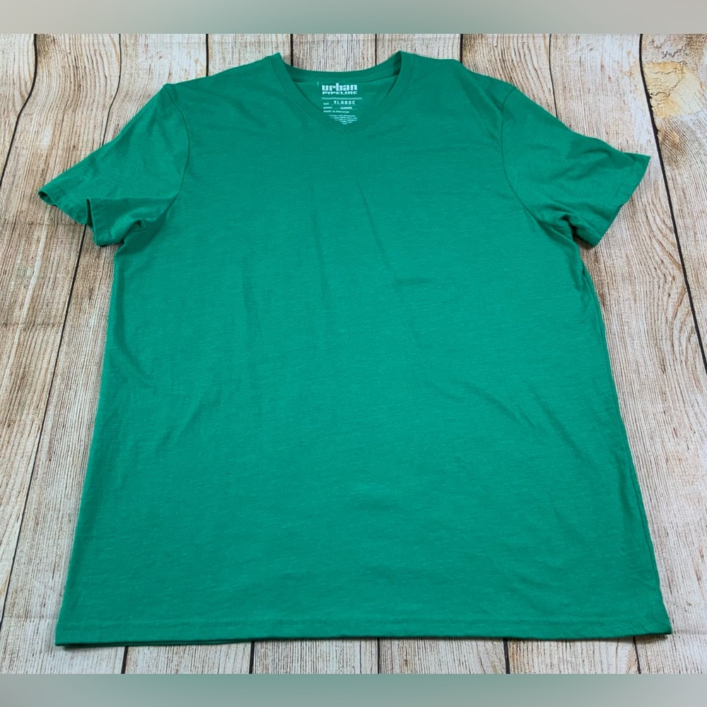 Urban Pipeline Basic Green T Shirt Large